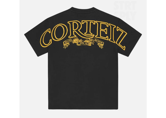 Corteiz RTW Royale Heavyweight T-Shirt - Black / Yellow
