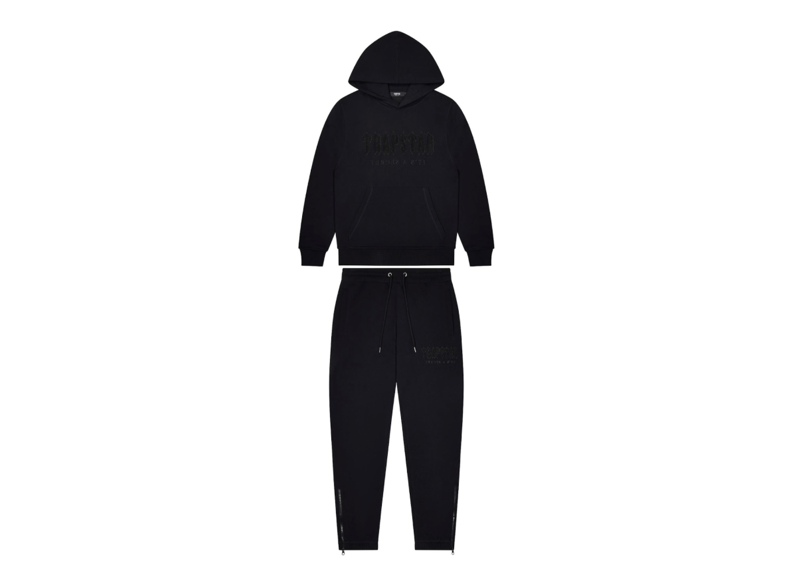 Trapstar Decoded Chenille Tracksuit - Blackout