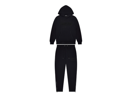 Trapstar Decoded Chenille Tracksuit - Blackout