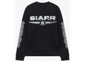 SIARR CHEQUERED L/S TEE BLACK