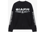 SIARR CHEQUERED L/S TEE BLACK