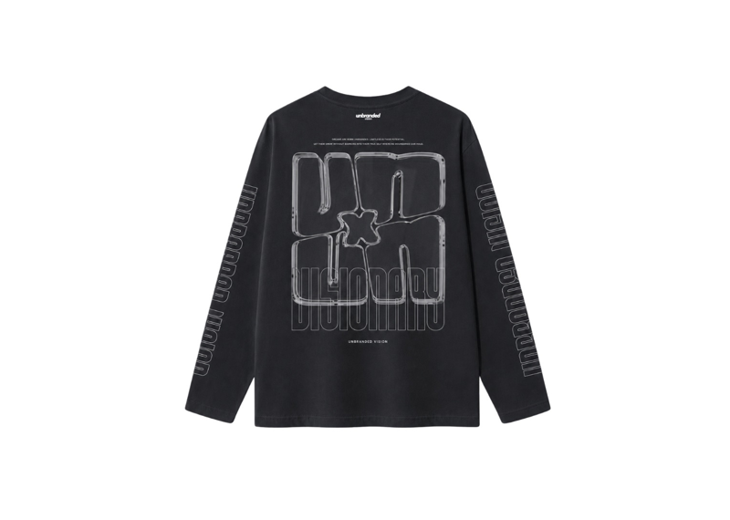 Unbranded Vision Charcoal Long Sleeve Visionary Tee