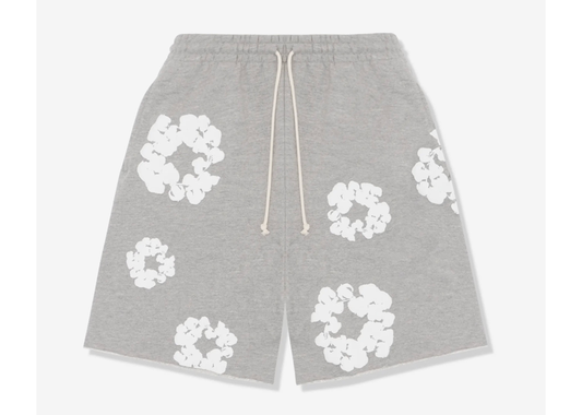 Denim Tears The Cotton Wreath Grey Shorts