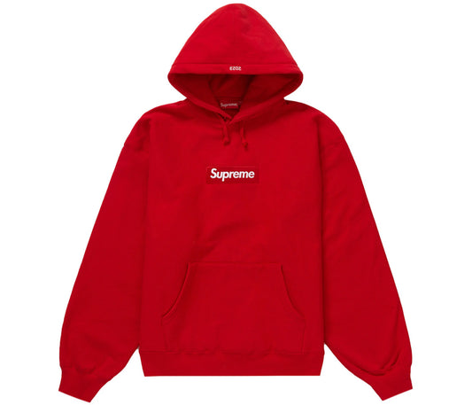 Supreme Box Logo Hooded Sweatshirt (FW23) Red