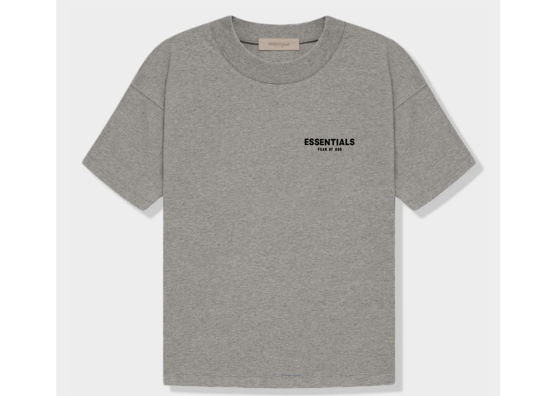 Fear Of God Essentials Dark Oatmeal T Shirt (SS22)