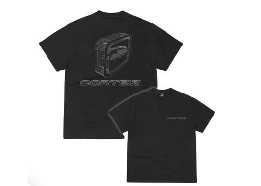 Corteiz Blueprint Tee Black
