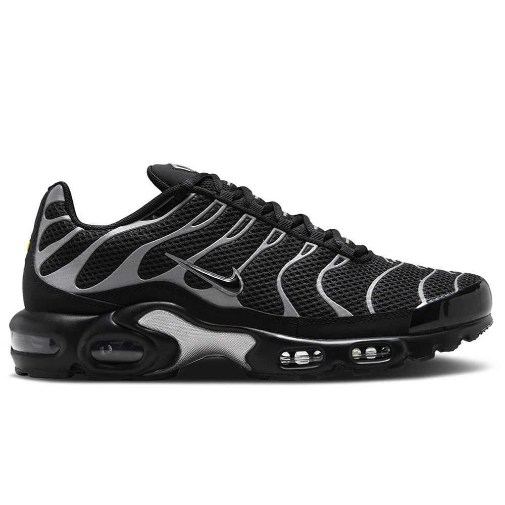 Nike TN Air Max Plus Premium Black Metallic Silver