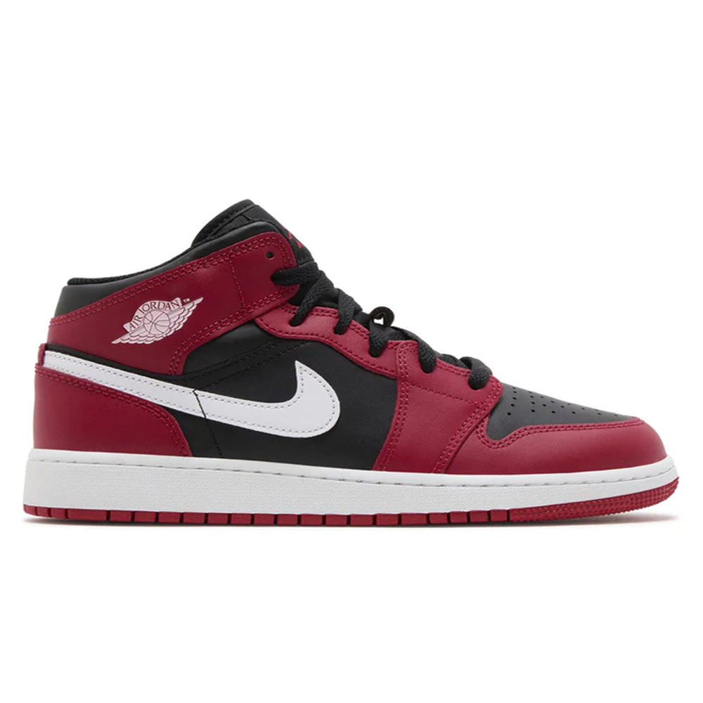 Air Jordan 1 Mid GS Gym Red Black White