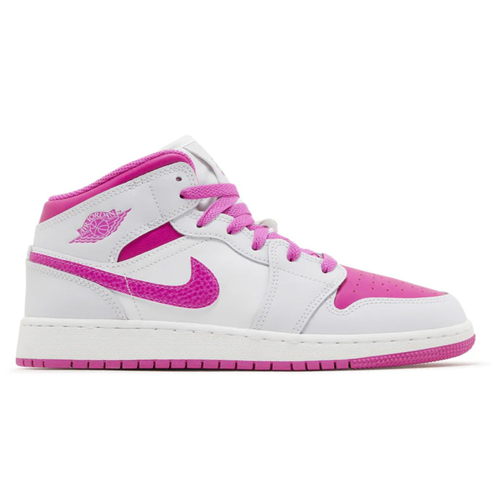 Air Jordan 1 Mid GS Fire Pink