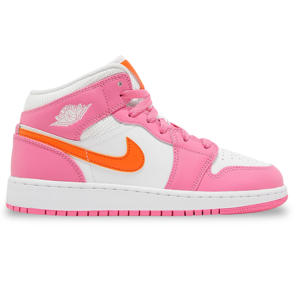 Air Jordan 1 Mid GS Pinksicle Orange