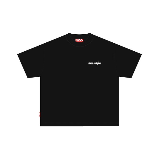 SHOE RELIGION X UNBRANDED - BLACK TEE