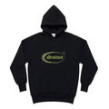 DRAMA CALL OVAL BLACK ARMY GREEN HOODIE
