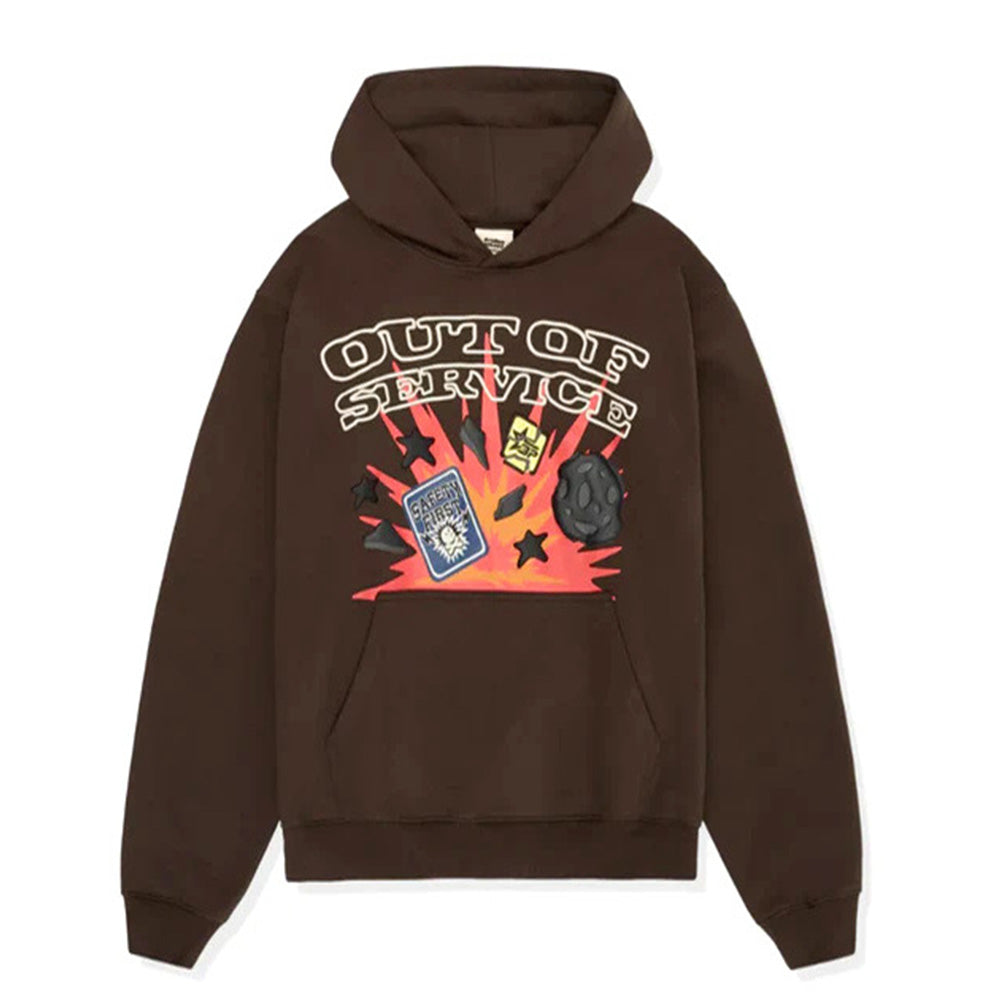 Broken Planet Out Of Service Mocha Brown Hoodie