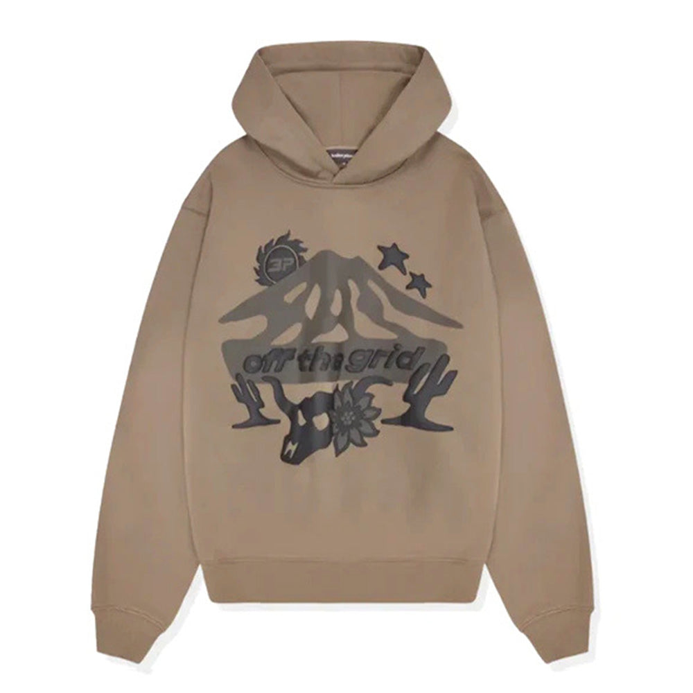 Broken Planet Off The Grid Cinder Brown Hoodie