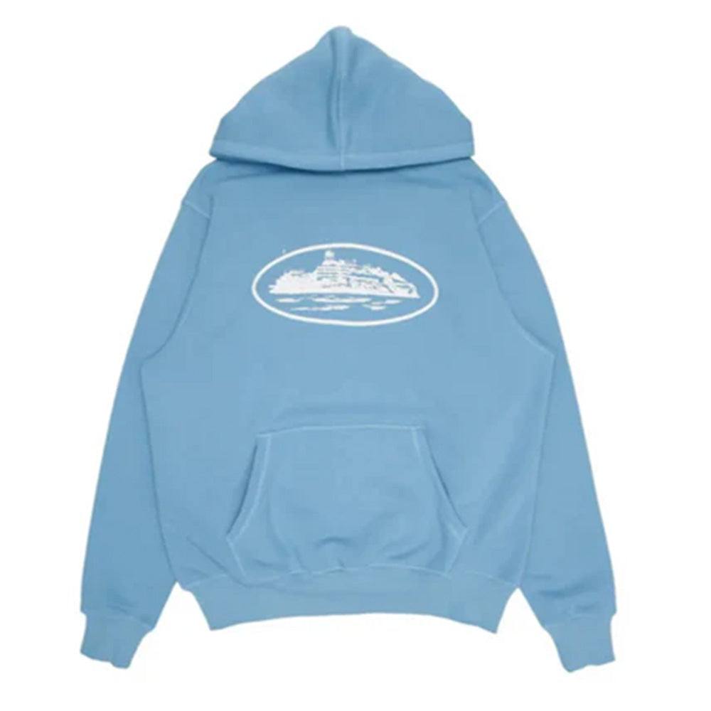 CORTEIZ ALCATRAZ HOODIE BABY BLUE