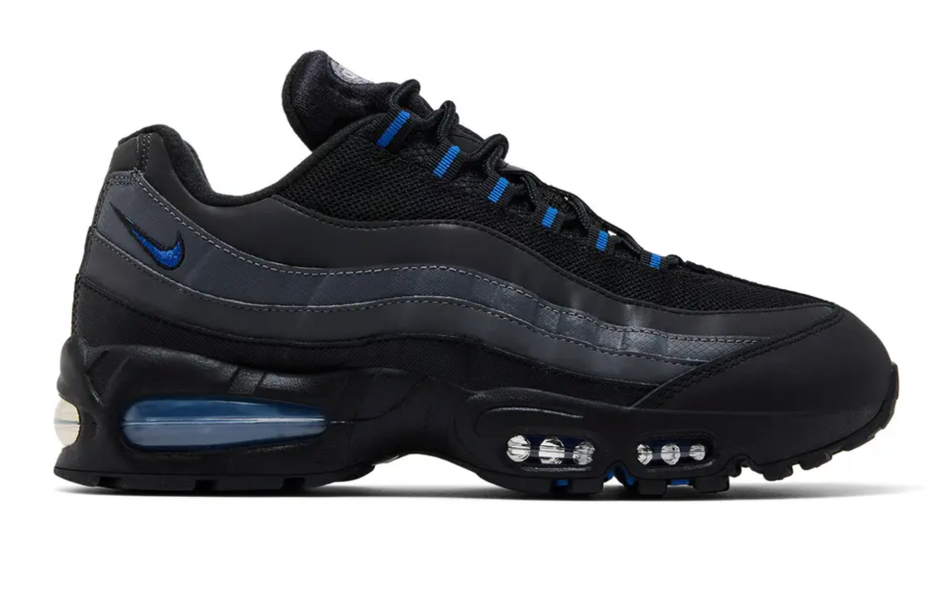 Nike Air Max 95 Big Bubble Black Game Royal