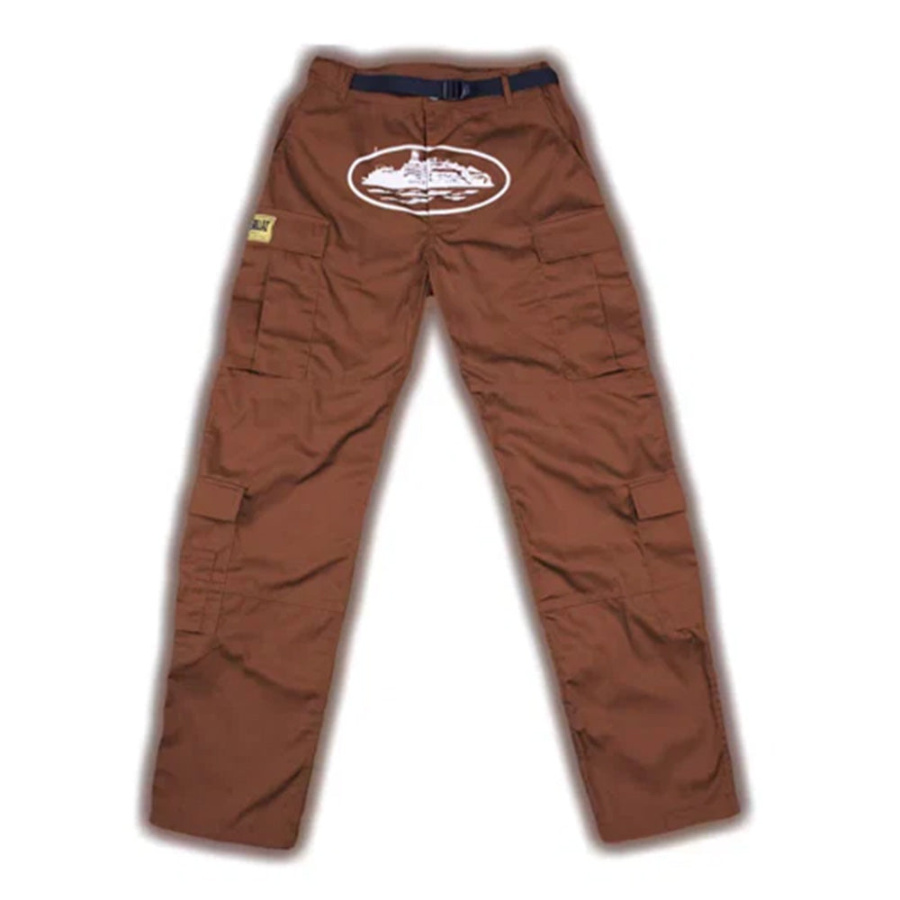 Corteiz Guerillaz* Cargo Pants Brown