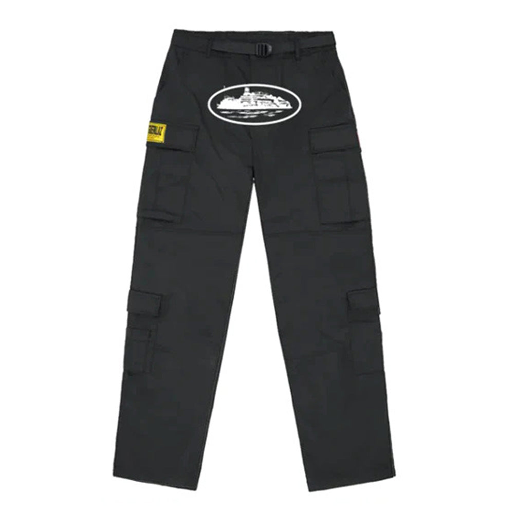 Corteiz 4Starz Special Edition Guerillaz Cargos Black/White