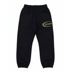 DRAMA CALL OVAL BLACK ARMY GREEN SWEATPANTS