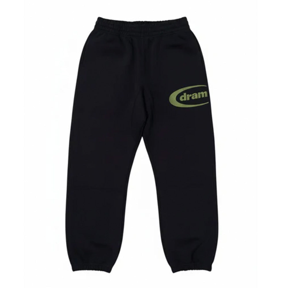 DRAMA CALL OVAL BLACK ARMY GREEN SWEATPANTS