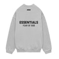 FEAR OF GOD ESSENTIALS LIGHT HEATHER GREY CREWNECK (FW24)