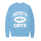 Corteiz P.O.C Sweatshirt Baby Blue/White