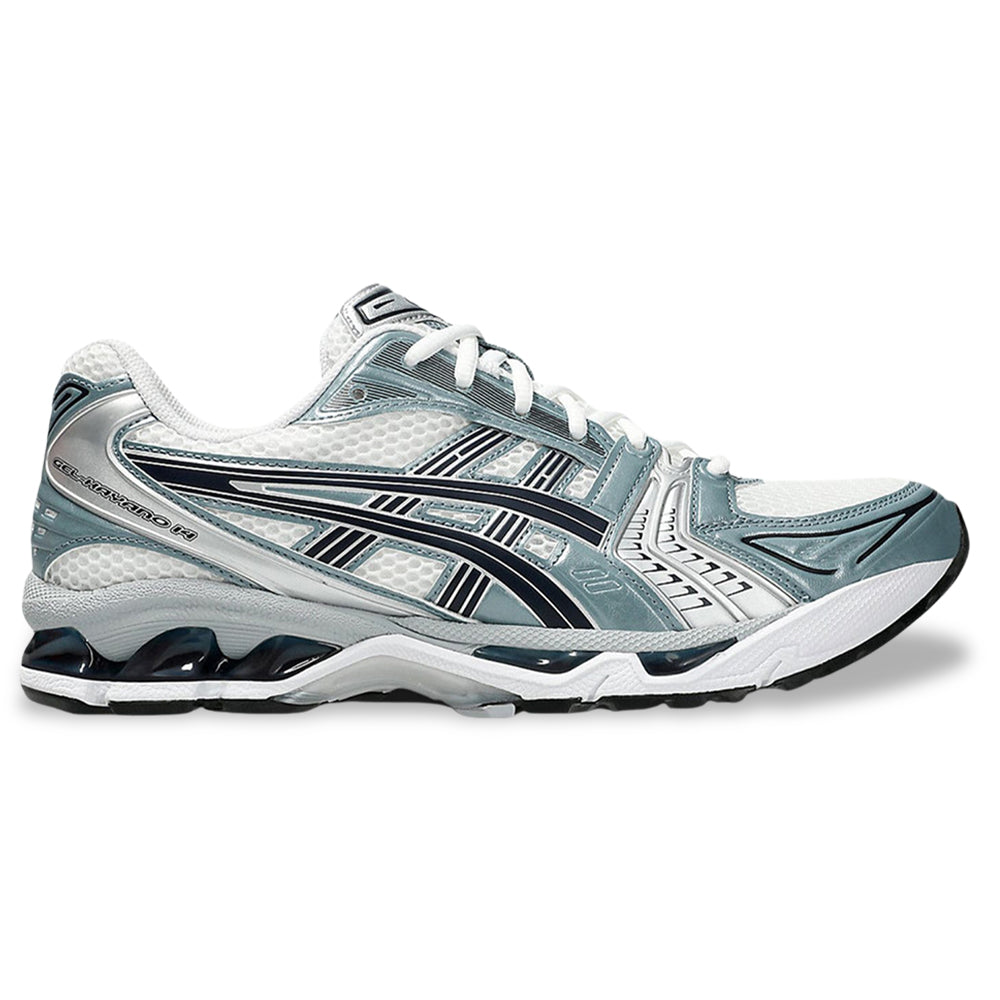Asics Gel Kayano 14 White Fjord Grey from Shoe Religion