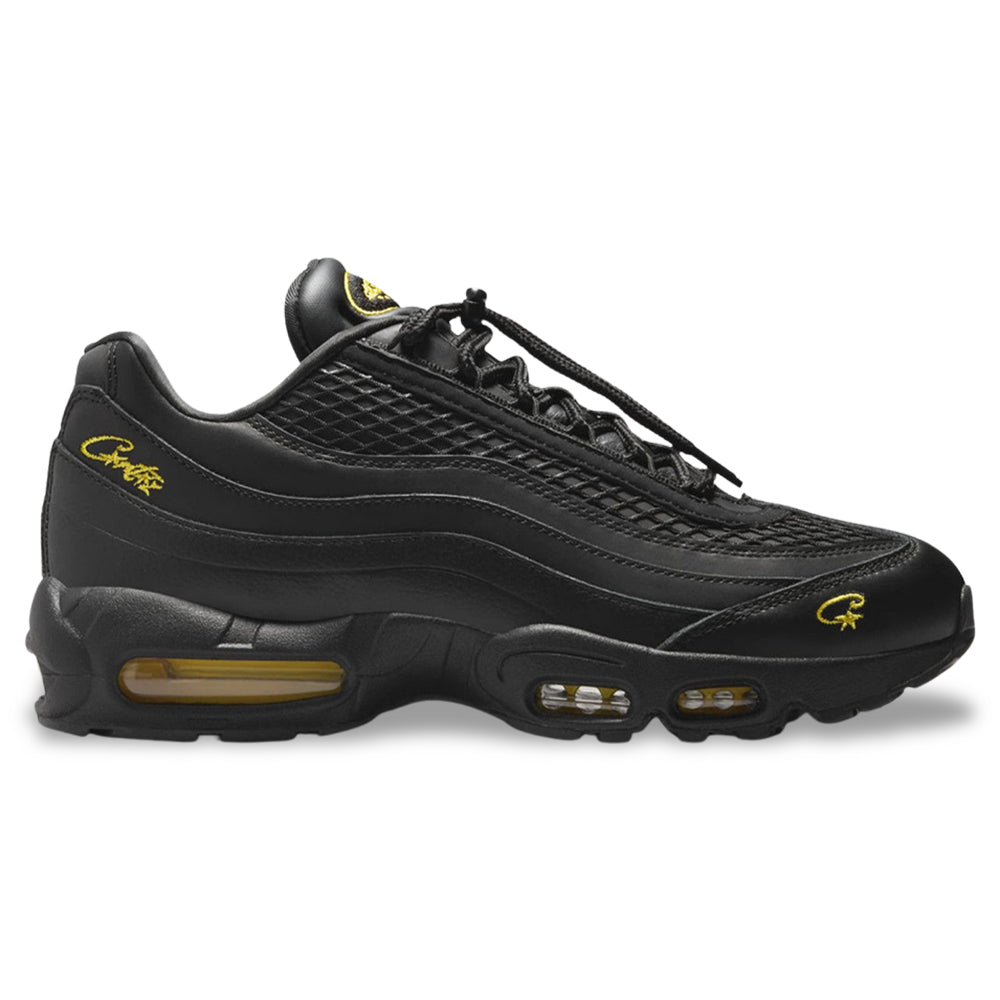 Corteiz x Air Max 95 SP Black Tour Yellow from Shoe Religion