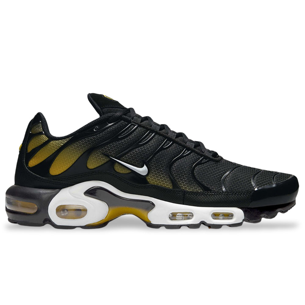 Nike Air Max Plus Black University Gold from Shoe Religion