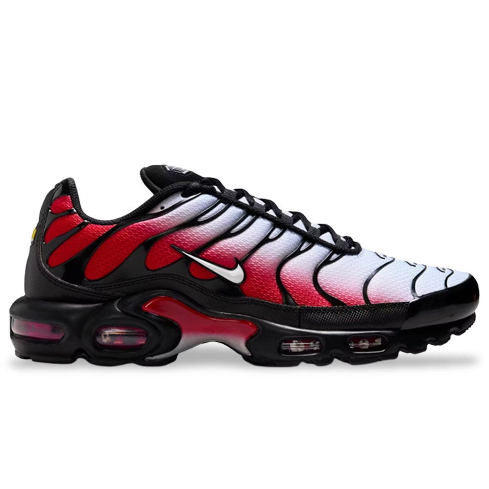 Nike Air Max Plus Pure Platinum University Red/Black /White from Shoe Religion