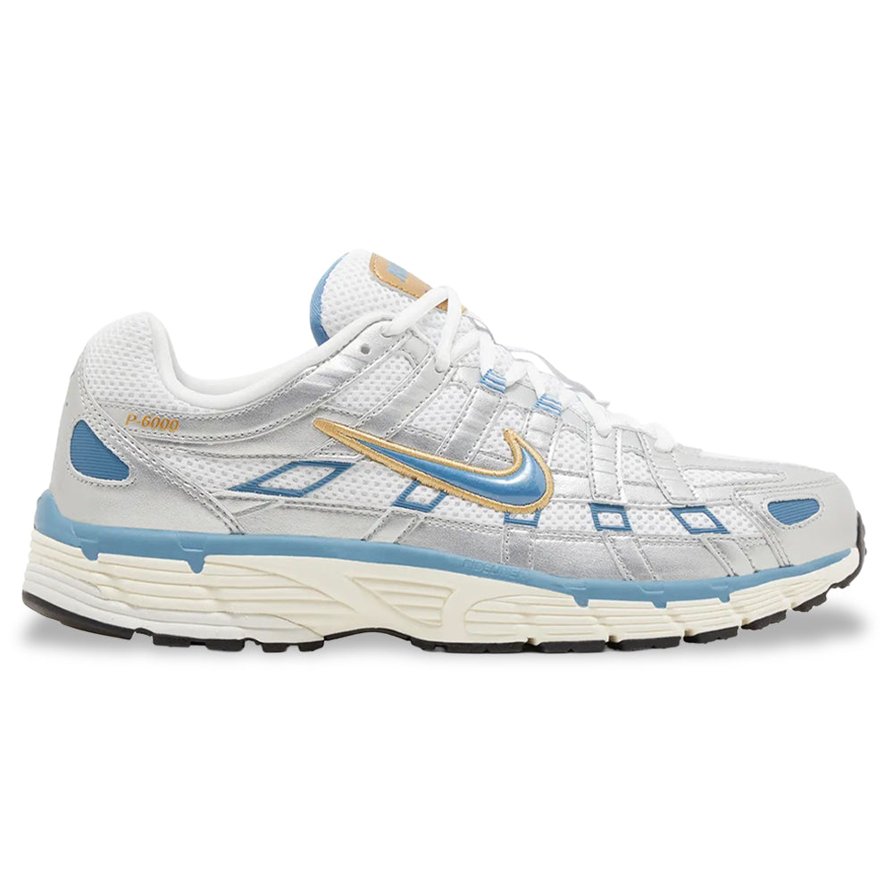 Nike P-6000 Metallic Silver Aegean Storm from Shoe Religion