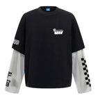 Unbranded Black Long Sleeve Racer Tee