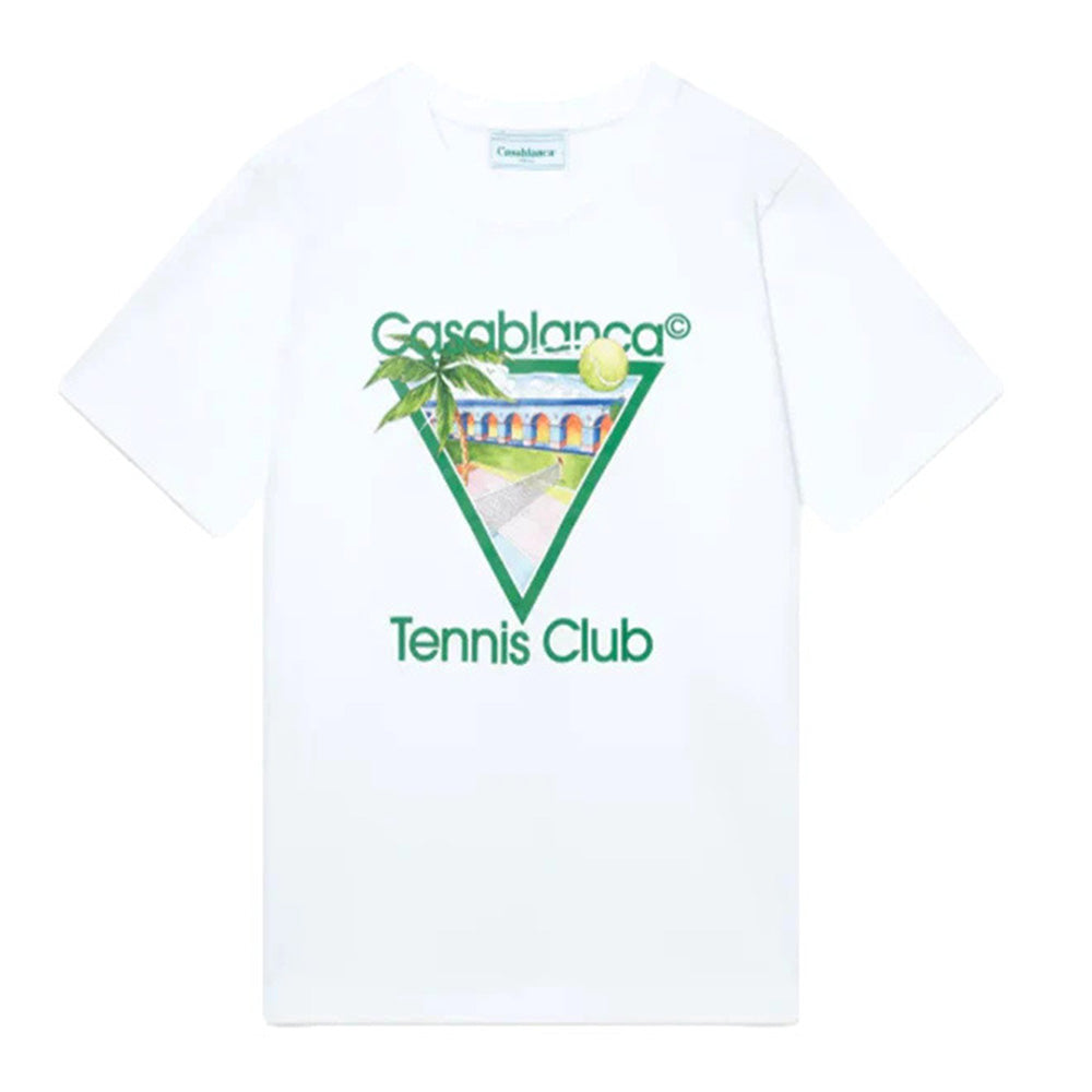 Casablanca Tennis Club Icon T-Shirt White