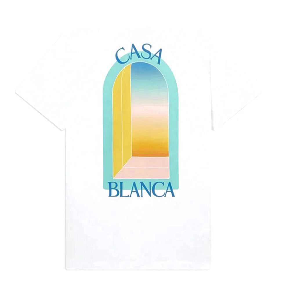 Casablanca Larche Colore Print T-shirt White