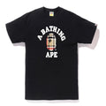 BAPE Check College Tee Black/Beige