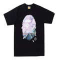 A BATHING APE MEN SAKURA PHOTO APE HEAD TEE - BLACK