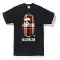 BAPE Check Tee - Black/Red