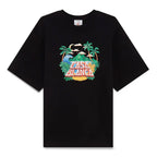 Casablanca Beach Wave Short Sleeve T-Shirt Black