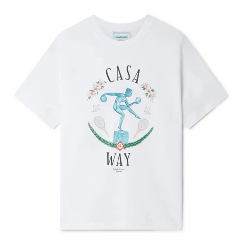 Casablanca Statue En Marbre T-Shirt White