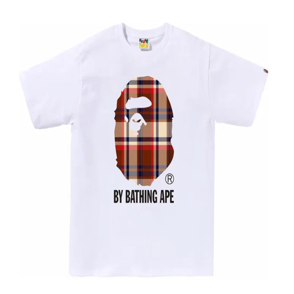BAPE Check By Bathing Ape Tee White