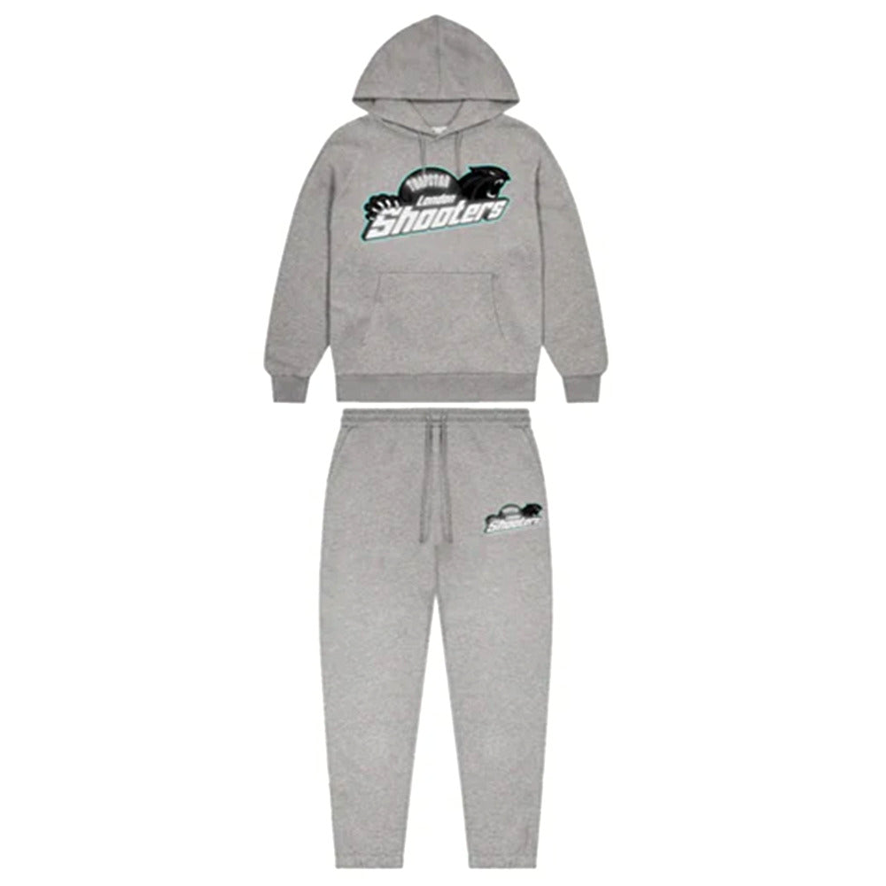 Trapstar Shooters Reflective Tracksuit Grey/Teal