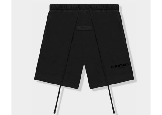 Fear Of God Essentials Black Shorts (SS22)