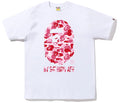 BAPE ABC Camo By Bathing Ape Tee White Pink