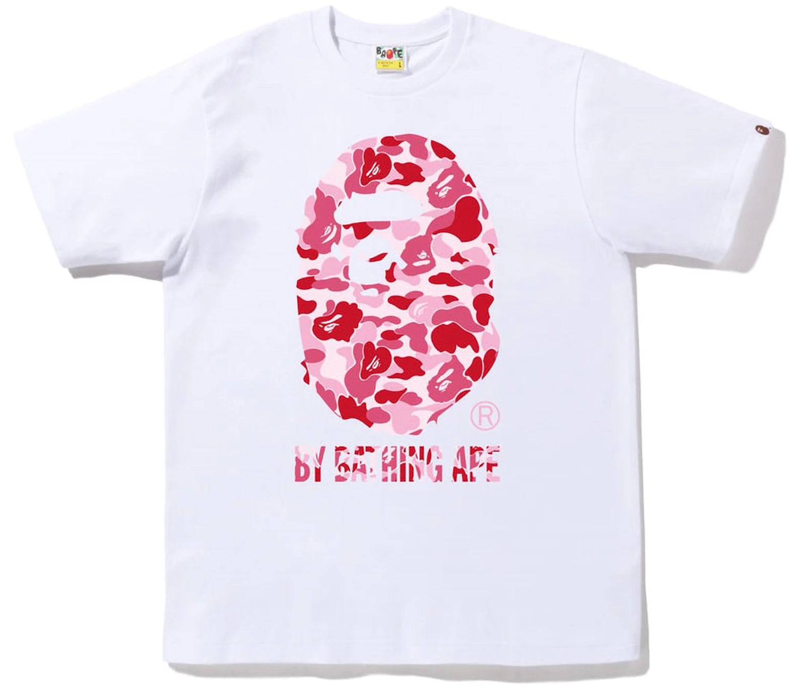 BAPE ABC Camo By Bathing Ape Tee White Pink