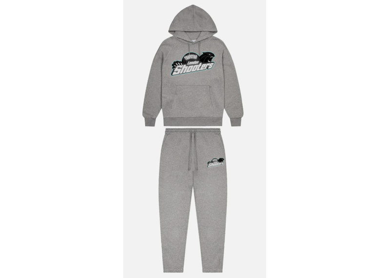 Trapstar Shooters Reflective Tracksuit Grey/Teal