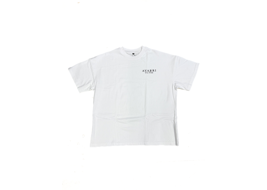AVARRI WHITE BLACK T-SHIRT