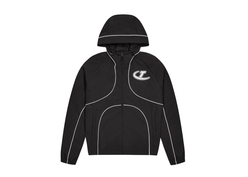 Trapstar Hyperdrive Piped Windbreaker - Black