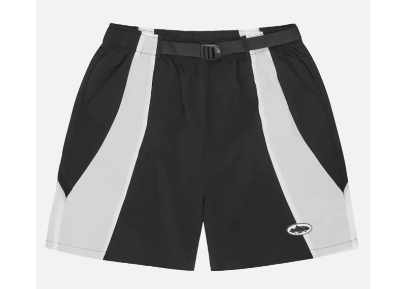 Corteiz RTW Spring Shorts - Black / White