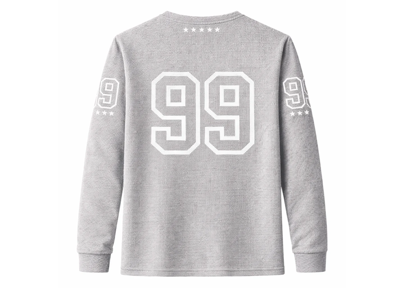 AVARRI 99 STARS MARL GREY LONG SLEEVE JERSEY
