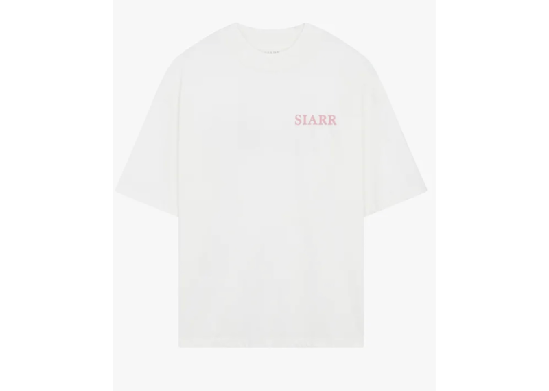 Siarr Puff Tee - White/Pink